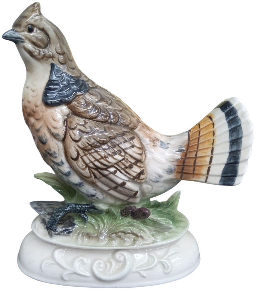 Napcoware Ruffed Grouse Bird Statue/Figure Vintage Collectible Decorative