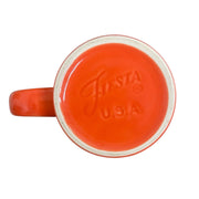 Fiesta - Poppy Orange 15oz Tapered Mug Homer Laughlin HLC Ceramic Coffee Cup