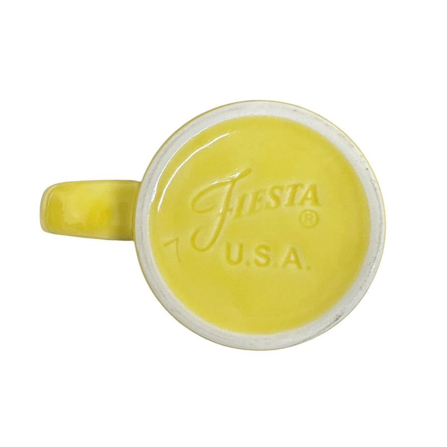 Fiesta - Sunflower Yellow 15oz Tapered Mug Homer Laughlin HLC Retired Ceramic Coffee Cup