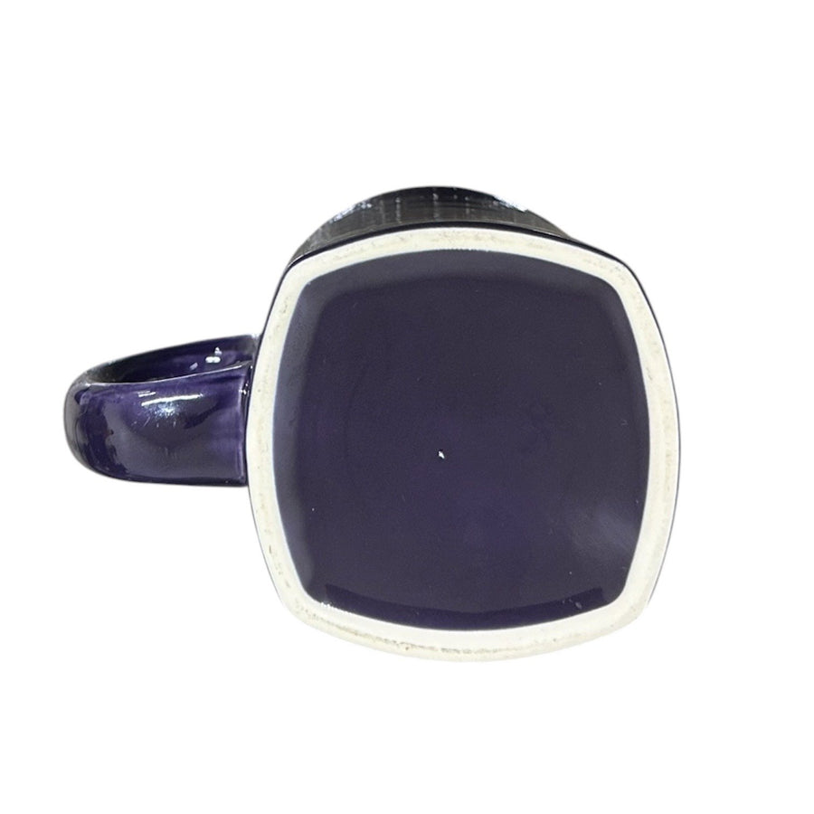 Fiesta - Plum Purple Square Mug Homer Laughlin HLC Retired Ceramic Coffee Cup