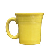 Fiesta - Sunflower Yellow Square Mug Homer Laughlin HLC Retired Ceramic Coffee Cup