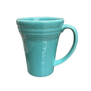 Fiesta - Turquoise Blue Bistro Latte Mug Homer Laughlin HLC Ceramic Coffee Cup