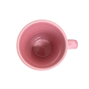Fiesta - Peony Pink Bistro Latte Mug Homer Laughlin HLC Ceramic Coffee Cup