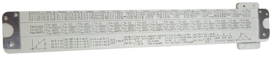 Dietzgen Slide Rule W/Case Vintage Collectible Mathematic Engineering Tool 1960s