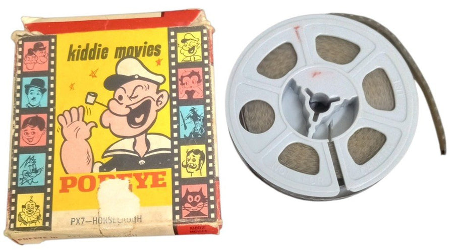 Popeye Atlas Films Kiddie Movies 8mm Film Strip Vintage Collectible Untested