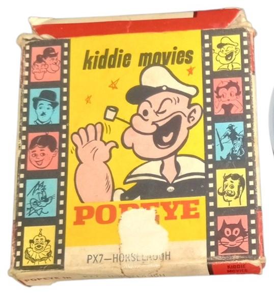 Popeye Atlas Films Kiddie Movies 8mm Film Strip Vintage Collectible Untested