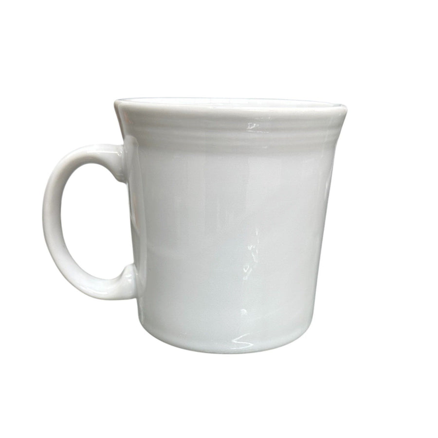 Fiesta - White Java Handle Mug Homer Laughlin HLC Ceramic Coffee Cup