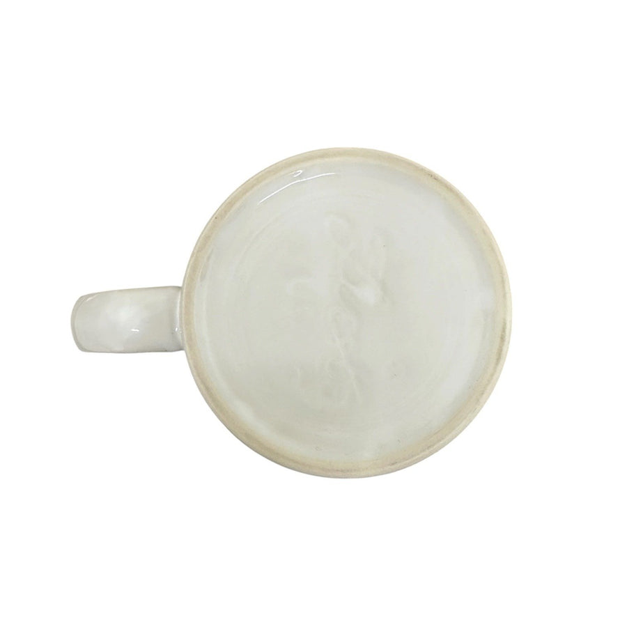 Fiesta - White Java Handle Mug Homer Laughlin HLC Ceramic Coffee Cup