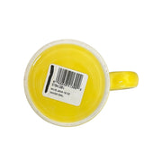 Fiesta - Sunflower Yellow 'Whoo' Owl Java Handle Mug Homer Laughlin HLC Retired Ceramic Coffee Cup