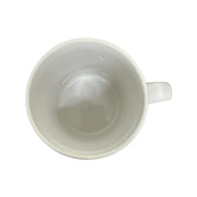 Fiesta - White 'Celebrate' Confetti Java Handle Mug Homer Laughlin HLC Ceramic Coffee Cup
