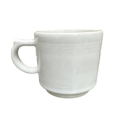 Fiesta - White Stackable Mug Homer Laughlin HLC Ceramic Coffee Cup