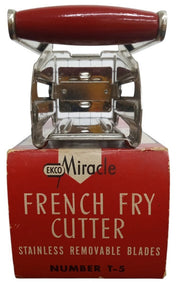 Ekco Miracle French Fry Cutter W/Original Box Vintage Retro 1950s Kitchenware