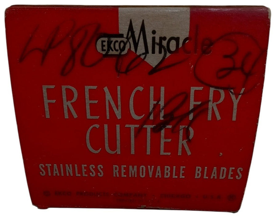 Ekco Miracle French Fry Cutter W/Original Box Vintage Retro 1950s Kitchenware