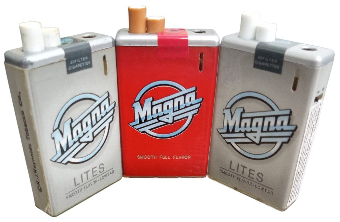 Lighters RJ Reynolds Magna Lites Likely 1990s Retro Collectible Tobacciana