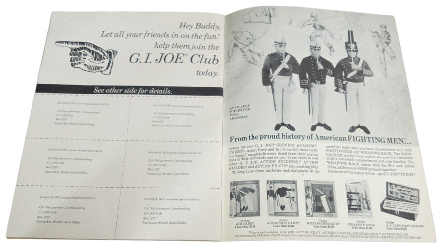 Hasbro GI Joe Command Post Yearbook Magazine 1967 Vintage Collectible Nostalgic
