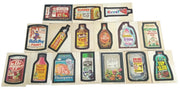 Topps Wacky Packages Stickers Likely 1970s Set Of 16 Retro Collectible Nostalgic