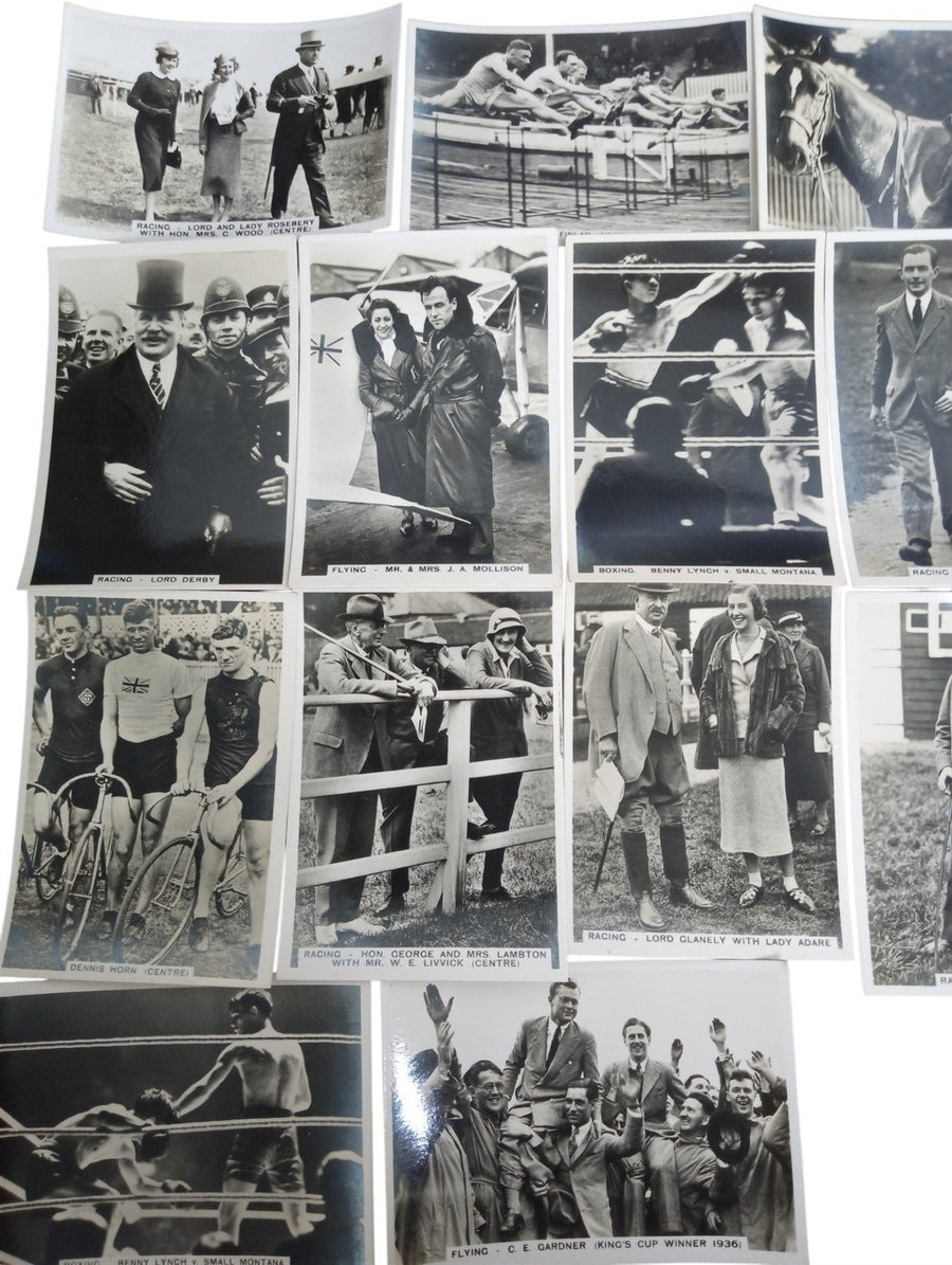 Ardath Tobacco King's Cigarettes Photocards Likely 1930s Set Of 16 Vintage