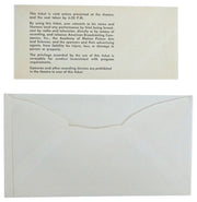 Academy Awards & Board Of Governors Ball Tickets 1966 W/Envelopes Vintage