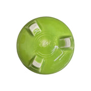 Fiesta - Chartreuse Green Tripod Bowl & Candle NIB Homer Laughlin HLC Vintage Retired Ceramic