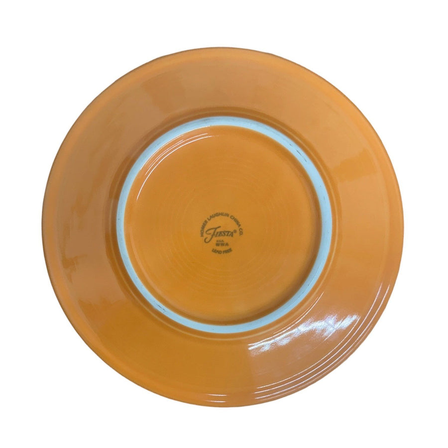 Fiesta - Tangerine Orange Luncheon Plate 9" Homer Laughlin HLC Ceramic Lunch Plate
