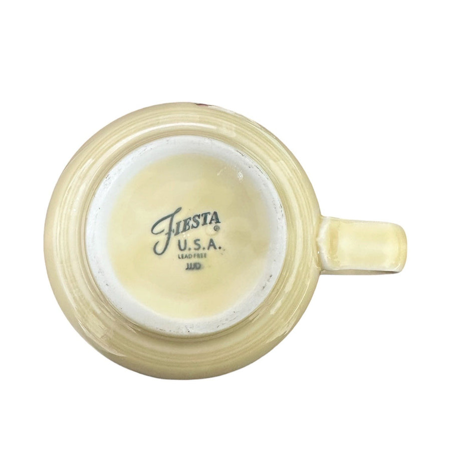 Fiesta - Ivory Christmas Tree Jumbo Mug Homer Laughlin HLC Retired Ceramic Cup