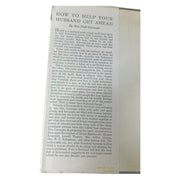 Vintage 1953 How To Helping Your Husband Get Ahead Book