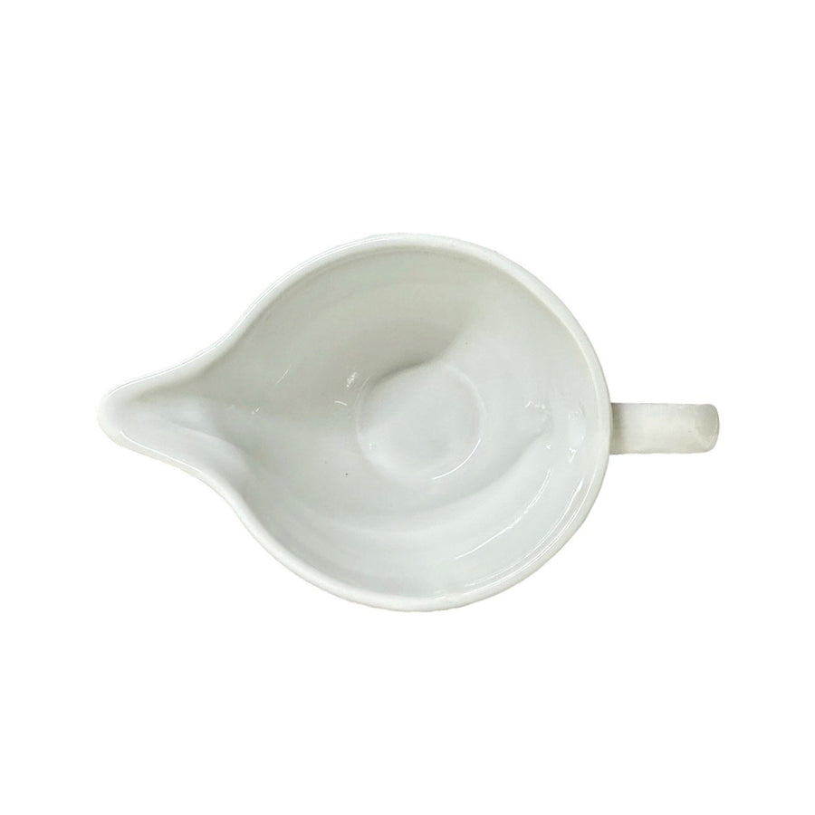 Fiesta - White Holly & Ribbon Individual Creamer Homer Laughlin HLC Retired Ceramic