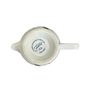 Fiesta - White Holly & Ribbon Individual Creamer Homer Laughlin HLC Retired Ceramic