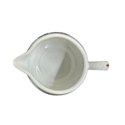 Fiesta - White Holly & Ribbon Sugar Bowl and Creamer Set Homer Laughlin HLC Retired Ceramic