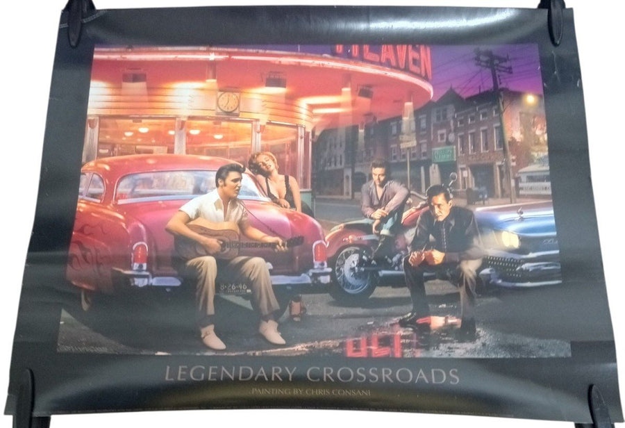 Poster Print Legendary Crossroads 11"x14" No Frame Collectible Nostalgic Decor
