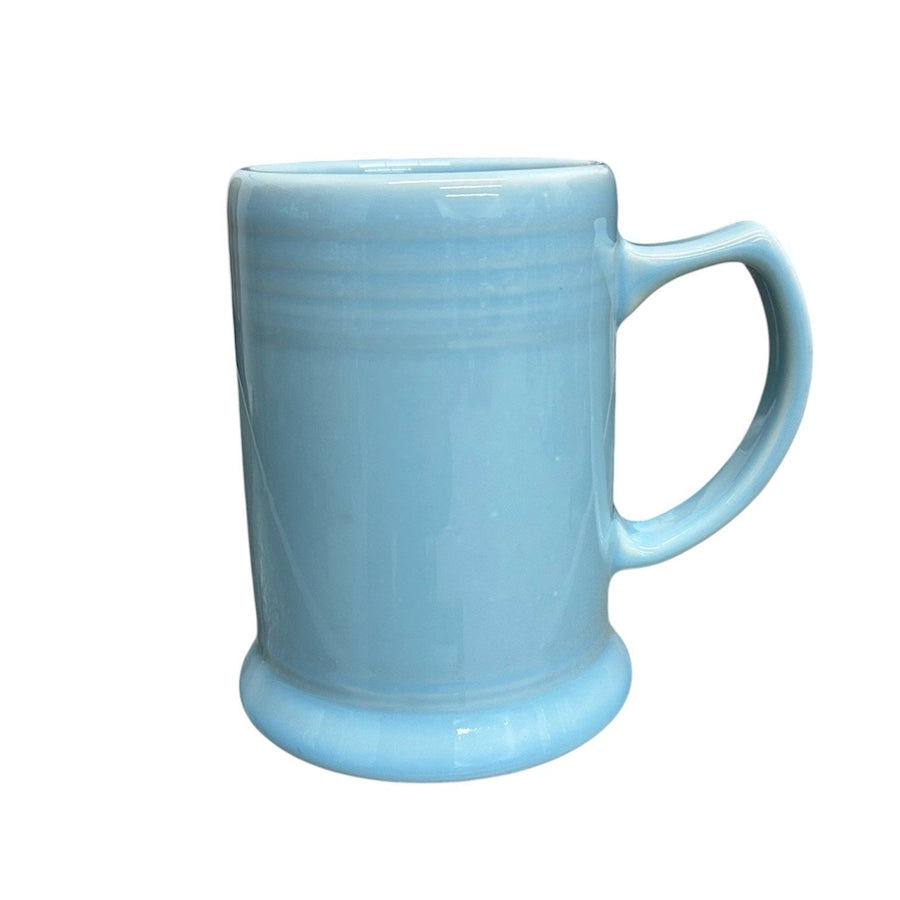 Fiesta - Sky Blue Beer Stein Pint Mug Homer Laughlin HLC Ceramic Cup