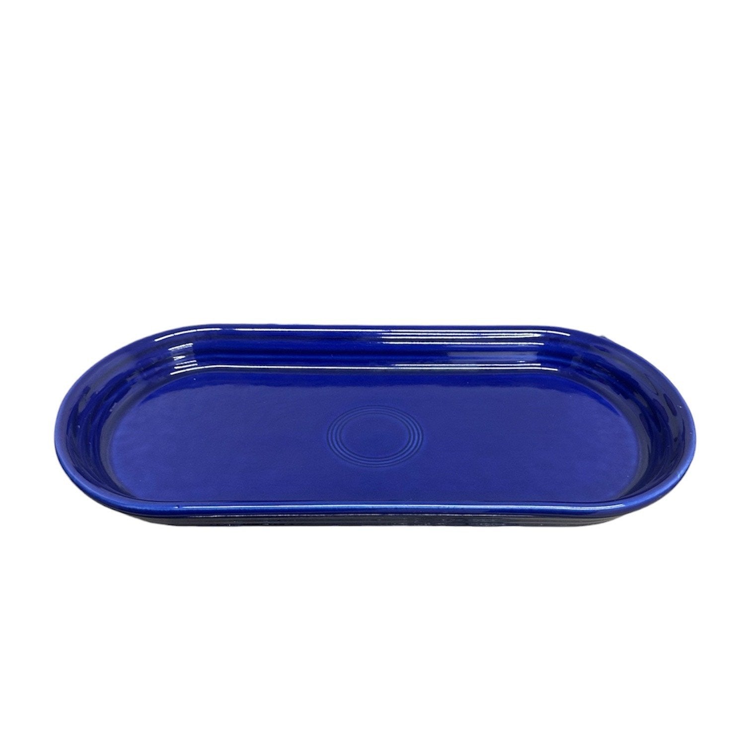 Fiesta - Twilight Blue Small Oblong Platter / Bread Tray Homer Laughlin HLC Ceramic