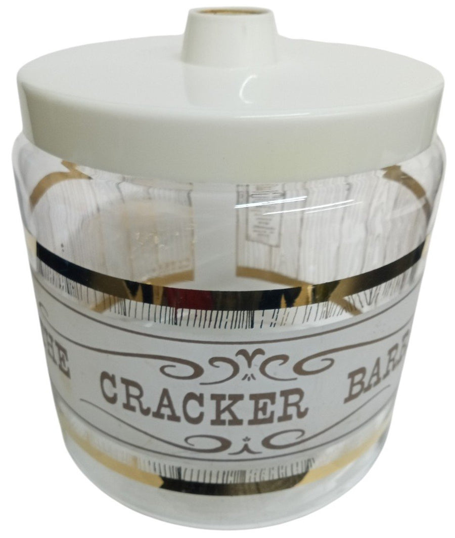 Pyrex Cracker Barrel Jar Vintage Collectible Kitchenware Food Storage 1960s