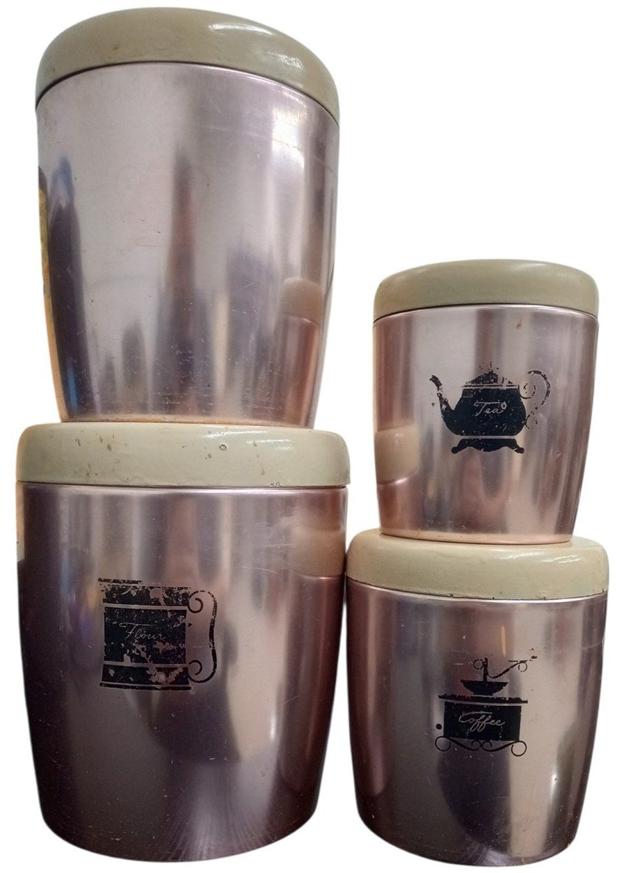 West Bend Nesting Jars Vintage Collectible Kitchenware Food Storage 1960s