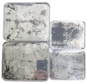 Masterware Chrome Kitchen Canisters Stacking Vintage Collectible Kitchenware