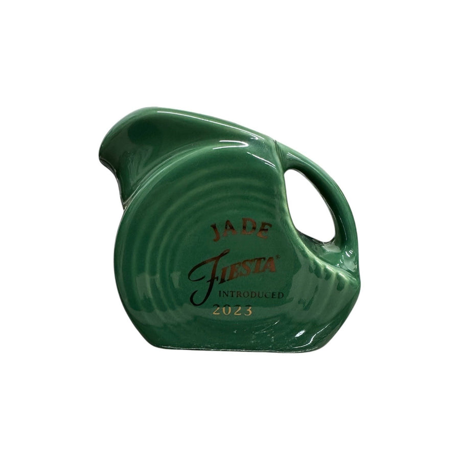 Fiesta - Jade Green 2023 Exclusive Mini Disk Pitcher 5oz Homer Laughlin HLC Ceramic 55th Color