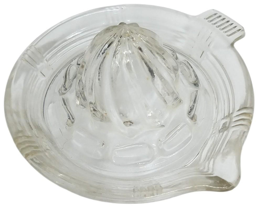 Glass Juice Reamer Clear Vintage Collectible Nostalgic Kitchenware Glassware
