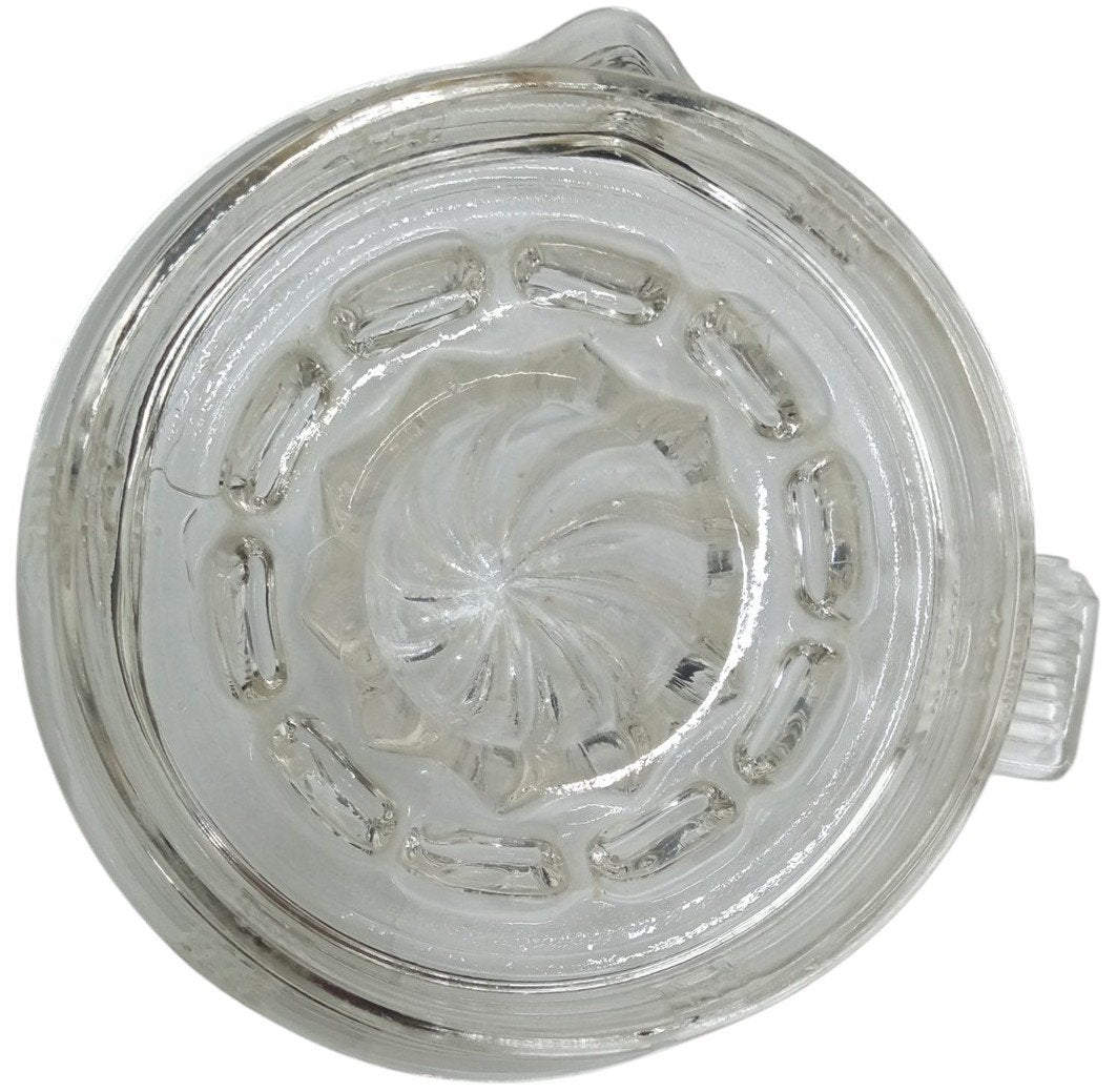Glass Juice Reamer Clear Vintage Collectible Nostalgic Kitchenware Glassware