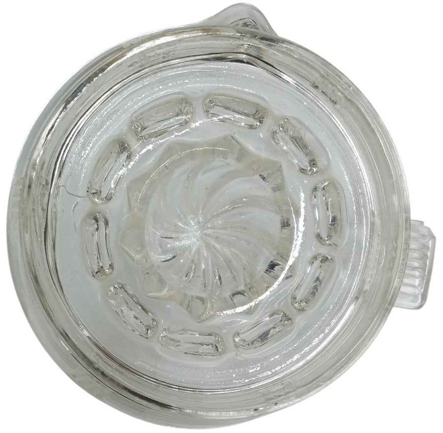 Glass Juice Reamer Clear Vintage Collectible Nostalgic Kitchenware Glassware