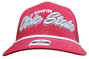 Ohio State Buckeyes Hat Collegiate Licensed New Adjustable One Size Fits All