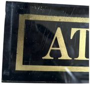 Athens Lunatic Asylum Athens Ohio Vintage Glass Jalousie Sign