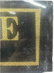 Atchison, Topeka and Santa Fe Railway Glass Sign