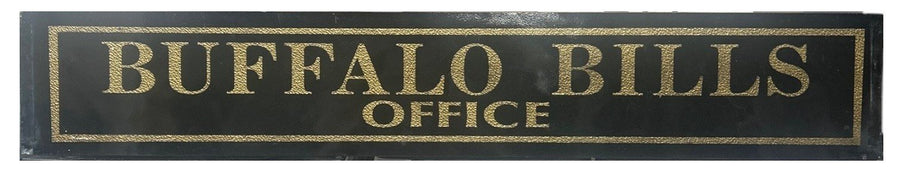 Buffalo Bills Office New York Glass Sign
