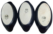 Hall Black Au Gratin Boats Set Of 3 Vintage Collectible Dinnerware Serveware