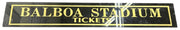 Balboa Stadium Tickets Los Angeles Jalousie Glass Sign