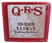 QRS Player Piano Rolls Batman & Kiss Of Fire 1960s Vintage Collectible Music