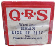 QRS Player Piano Rolls Batman & Kiss Of Fire 1960s Vintage Collectible Music