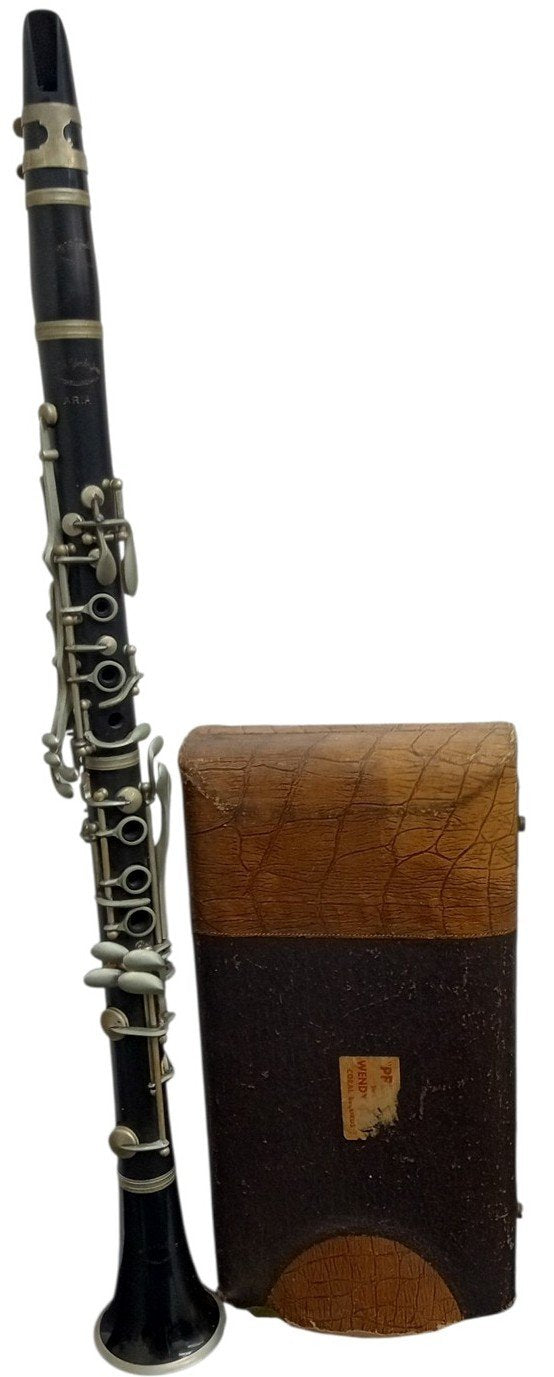 Clarinet W/Case W.R. Yorke Likely 1950s Vintage Musical Instrument Untested