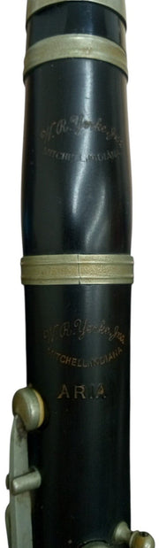 Clarinet W/Case W.R. Yorke Likely 1950s Vintage Musical Instrument Untested