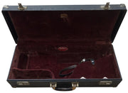 King Voll True II Silverplate Saxophone W/Case 1950s Vintage Instrument